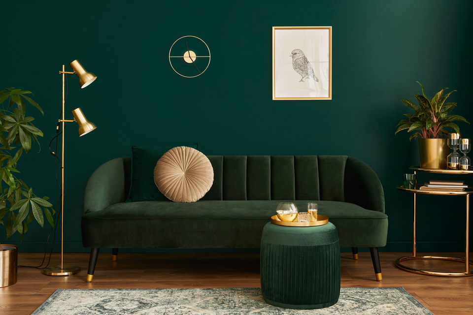 Green living room